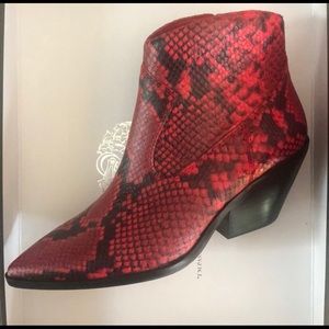 Vince Camuto Jemeila Snakeskin Bootie